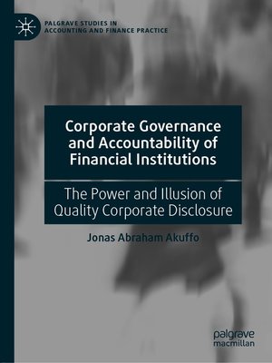 cover image of Corporate Governance and Accountability of Financial Institutions